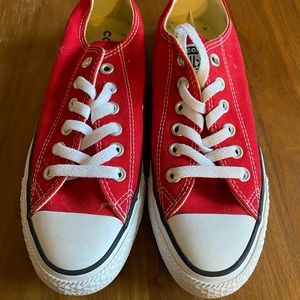 Brand new (no box) red Converse sneakers